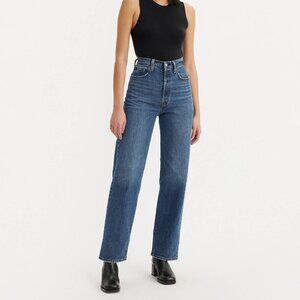 Levi's Women's Ribcage High-Rise Straight Leg Jeans